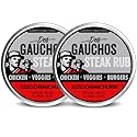 2-Dos Gauchos Argentinian Steak Rub - Authentic Chimichurri Dry Spice Blend and Marinade Mix for Grilling, Smoking, Roasting - All-Natural