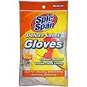 Spic And Span Deluxe Latex Gloves, Medium 1 Pair
