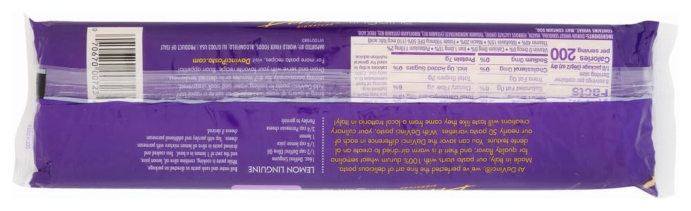 DaVinci, Italian Pasta, 16oz Bag (Pack of 6) (Choose Types of Pasta Below) (Linguine 16oz Bag)