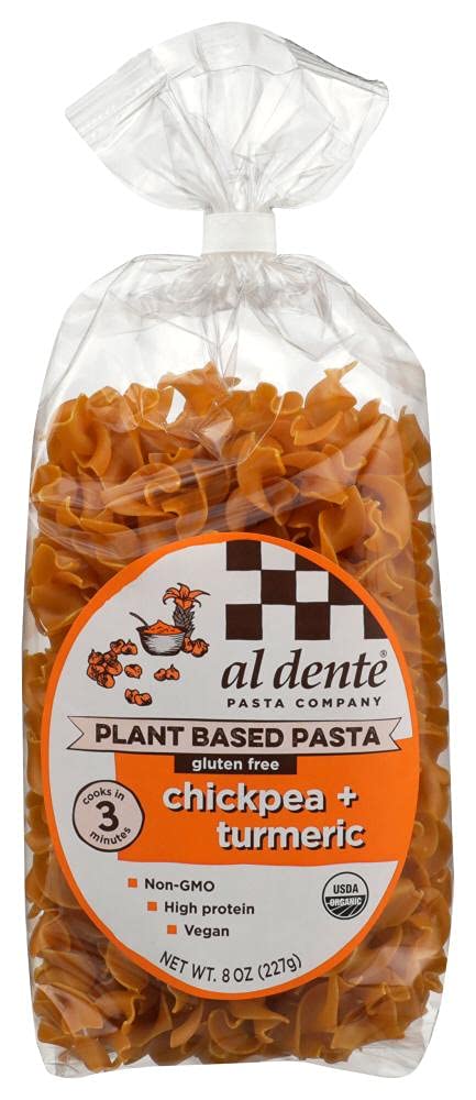 Al Dente Organic Chickpea & Tumeric Pasta, 227 GR