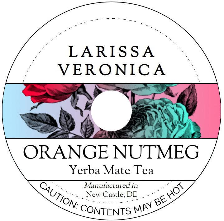 Orange Nutmeg Yerba Mate Tea (Single Serve K-Cup Pods) (12 pods, ZIN: 576758) - 2 Pack