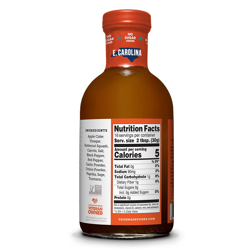 Pitmaster Eastern Carolina Vinegar Barbecue or Mop Sauce from Legendary Pitmaster Ed Mitchell - made from Apple Cider Veingar and Hot Pepper - Keto