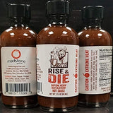 Flavor and Fire Foods, Rise and Die, Extreme Hot Sauce, Coffee Based, 3 Million Scoville Capsicum, Mouth Watering, Hot Sauce Lovers Dream, Eat at Own