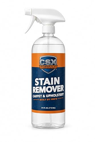 CSX Powerful Stain Remover 24oz - Heavy Duty Carpet & Upholstery Cleaner, Professional Strength, Deep Clean Formula - Removes grease, wine, coffee