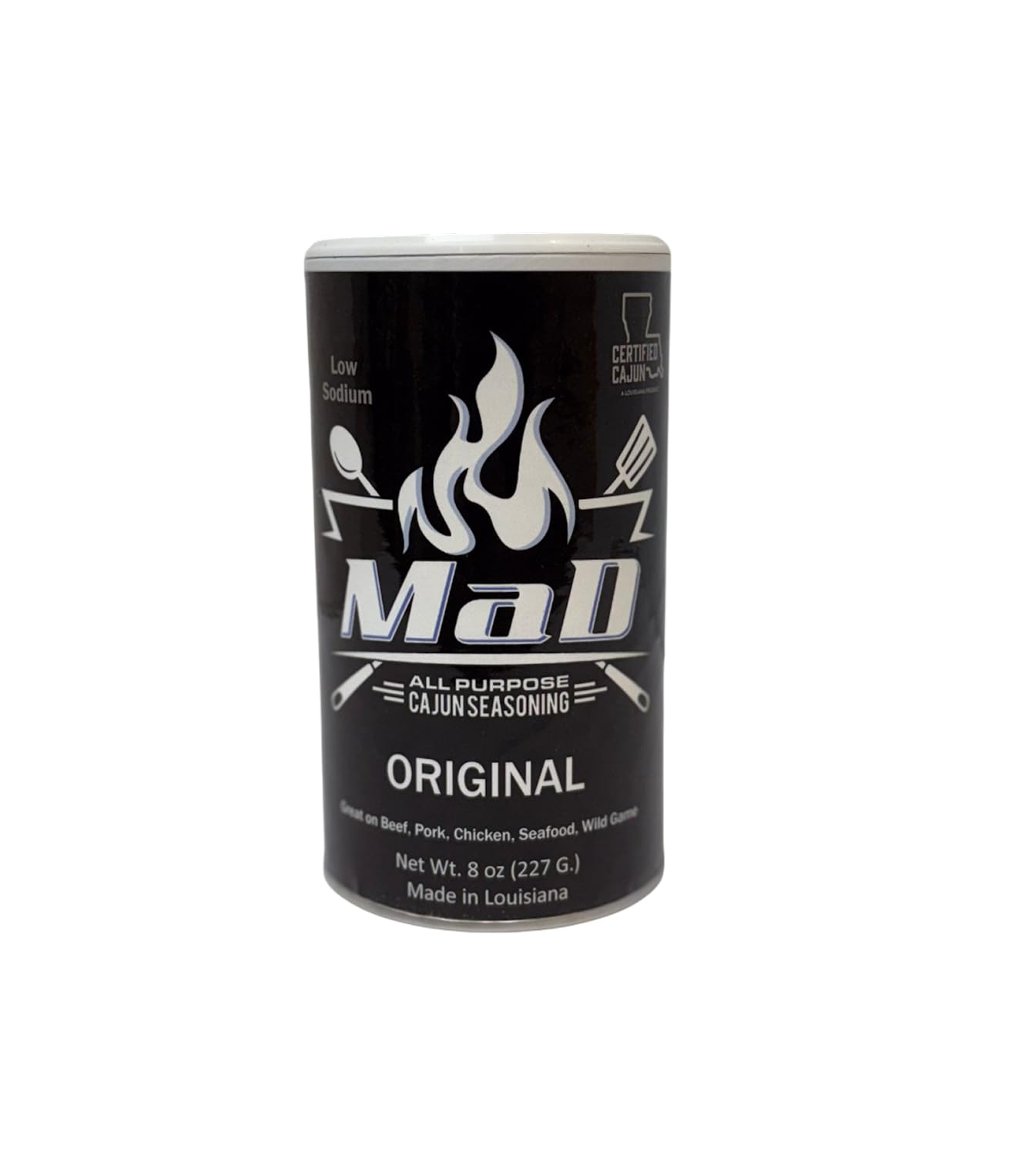 MaD Cajun Seasoning Original Blend - 1 pk All-Purpose Cajun Spice, Bold Louisiana Flavor, 8oz