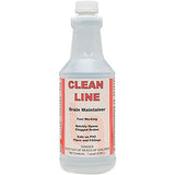 DETCO-Clean LINE Drain Cleaner and Unblocker - Industrial Strength, Fast-Acting Liquid Formula, Unclogs Pipes and Drains Quickly, 32 Ounce Bottle