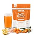Powah Daily Hustle Wellness Drink - Electrolytes, Adaptogens & Immunity Support. 30 Sugar-Free Servings. Clean Superfoods. Nordic Berry Flavor.