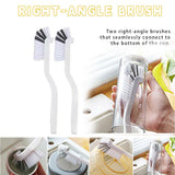 Crevice Cleaning Brush?12Pcs Multifunctional Hard Bristle Cleaning Tool with rubber gloves for Kitchen, Bathroom,Corner, Grout, Sink,toilet, Window