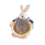 JISADER Miniature Easter Basket Candy Gift Basket Party Favors Portable Animal Basket Candy Eggs Baskets for Home Decoration, S