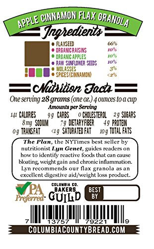 Flax Granola 4 Pack (Apple Cinnamon)