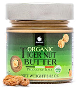 Gourmanity Organic Tigernut Butter, Sweet and Nutty Tasting Nut Free Peanut Butter Alternative, Compliant With Low Fodmap And Whole 30 Diets, Ideal