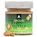 Gourmanity Organic Tigernut Butter, Sweet and Nutty Tasting Nut Free Peanut Butter Alternative, Compliant With Low Fodmap And Whole 30 Diets, Ideal