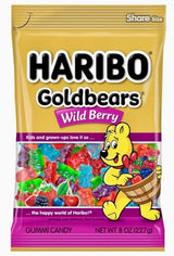 Haribo, Gummi Candy Wild Berry Share Size, 5 Ounce