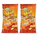 Hampton Farms Hot Nuts Cajun Spicy Peanuts, 10 oz.(Pack of 2)