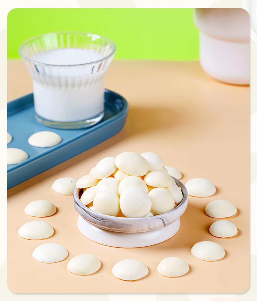 HanNainai,Inner Mongolia Fresh Roasted Milk Skin, Fresh Milk Roasted Cheese 1.58oz (45g) yogurt flavor