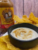 Boo and Henry's BBQ Carolina Red Hot Mustard Sauce for Barbecue, Signature Ghost Pepper Mustard Hot Sauce for Wings, Brisket, Sandwiches, No