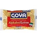 Alphabet Pasta by Goya, Fun Pasta Noodles for Soups, Stews, and Side Dishes, Mexican Noodles, 7oz Bag