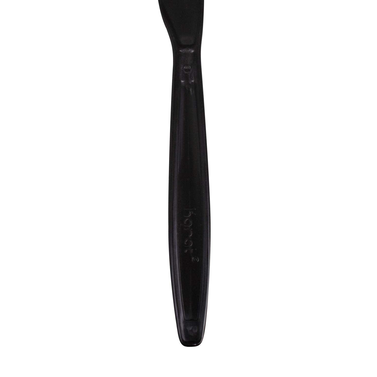 Karat U2031 7.5" Extra-Heavy Weight Disposable Knife, Black (Pack of 1000)
