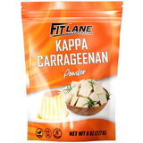 Kappa Carrageenan Powder 8 oz - For Vegan Mozzarella Cheese - Non-GMO - Refined Food Grade - For Marbling - Natural Vegetarian Thickener for Cooking