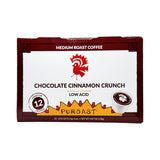 Puroast Low Acid Chocolate Cinnamon Crunch Flavored Coffee Pods 12 Count - 5X Less Acid, 5X Higher Antioxidants, Smooth Flavored Coffee, K-Cup
