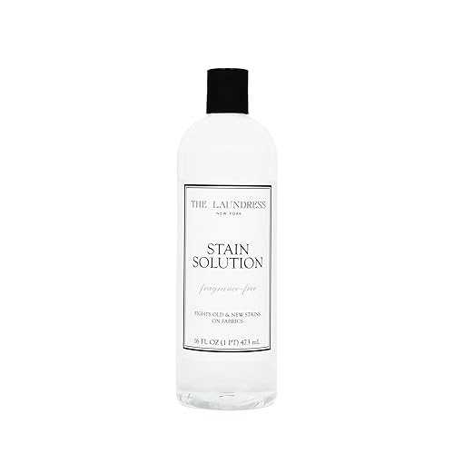 The Laundress Stain Solution, Laundry Stain Treatment, Stain Remover for Makeup, Red Wine, Coffee, Grass, & More, 16 Fl Oz