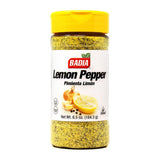 Badia Lemon Pepper Seasoning, 6.5 oz - Pepper, Garlic & Onion, Zesty Citrus Blend for Chicken, Seafood & Vegetables