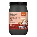 Paromi Cinnamon Chai Rooibos Organic Tea, Signature Jar, 15 Count (Pack of 3)