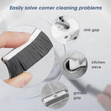 12Pcs Crevice Brushes for Cleaning Crevice Cleaning Brush Set Hard Bristle Crevice Cleaning Brush Supplies for Corner Sink Cup Teapot Bottle