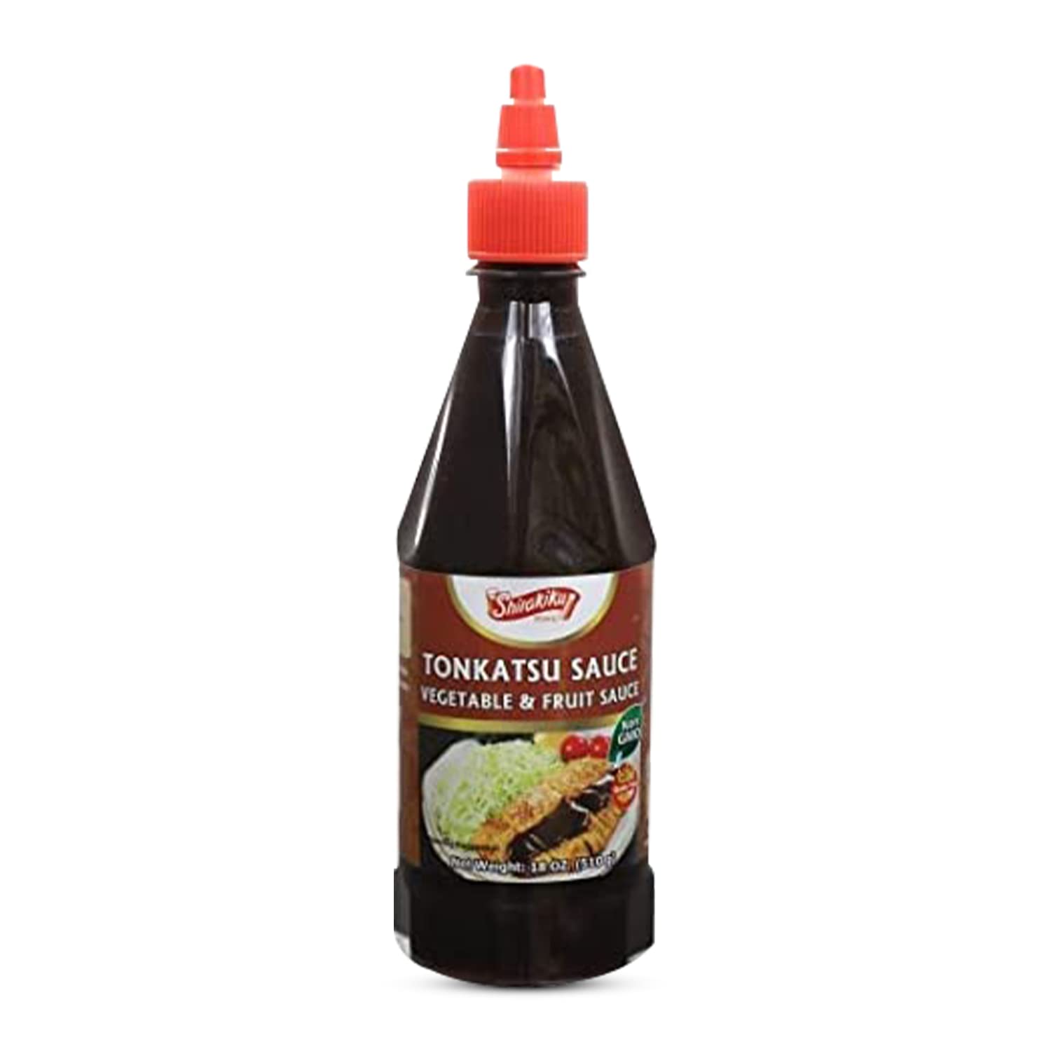 Shirakiku Tonkatsu Sauce - Japanese Vegetable and Fruit Sauce, Gluten Free | Ideal for deep-fried foods like Pork Cutlets, Chicken Katsu and More