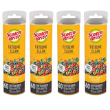 Wide Lint Roller Refills Cat Dog Pet Hair Animal Fur Remover Clothing Upholstery, 60 Per Refill, Pack of 4 (240 Sheets Total)