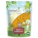 Food to Live Organic Turmeric Powder, 4 Pounds Non-GMO, Finely Ground Turmeric Root, Pure, Kosher, Vegan, Bulk. Fragrant Spice. Great for Asian