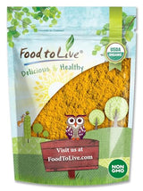 Food to Live Organic Turmeric Powder, 4 Pounds Non-GMO, Finely Ground Turmeric Root, Pure, Kosher, Vegan, Bulk. Fragrant Spice. Great for Asian