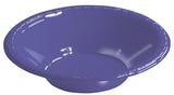 Creative Converting 28115051 20 Count Touch of Color Plastic Bowl, 12 oz, Purple