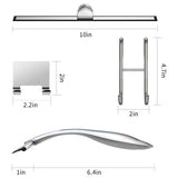Shower Squeegee and Window Squeegee, Stainless Steel, 100% Streak-Free, Cleaner for Bathroom Showers Glass Doors, Home Mirrors, Car Windows Wiper