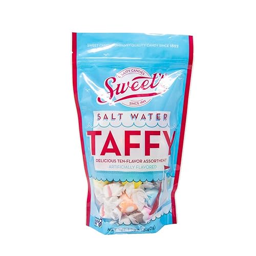 Sweets, Assorted Salt Water Taffy, 12 Ounce