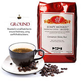 Jumpy Monkey® Coffee Cinnamon Sticky Bun Flavored Blend - Medium Roast, 100% Arabica, Ground Coffee, 12 Ounce Bag