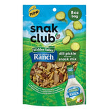 Snak Club Hidden Valley Ranch and Dill Pickle Flavored Snack Mix, Toasted Corn, Roasted Almonds, Peanuts, Salted Cashews, Mini Pretzel Sticks, Rye