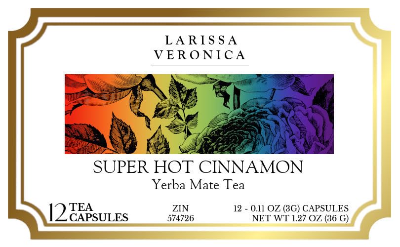 Super Hot Cinnamon Yerba Mate Tea (Single Serve K-Cup Pods) (12 pods, ZIN: 574726) - 3 Pack