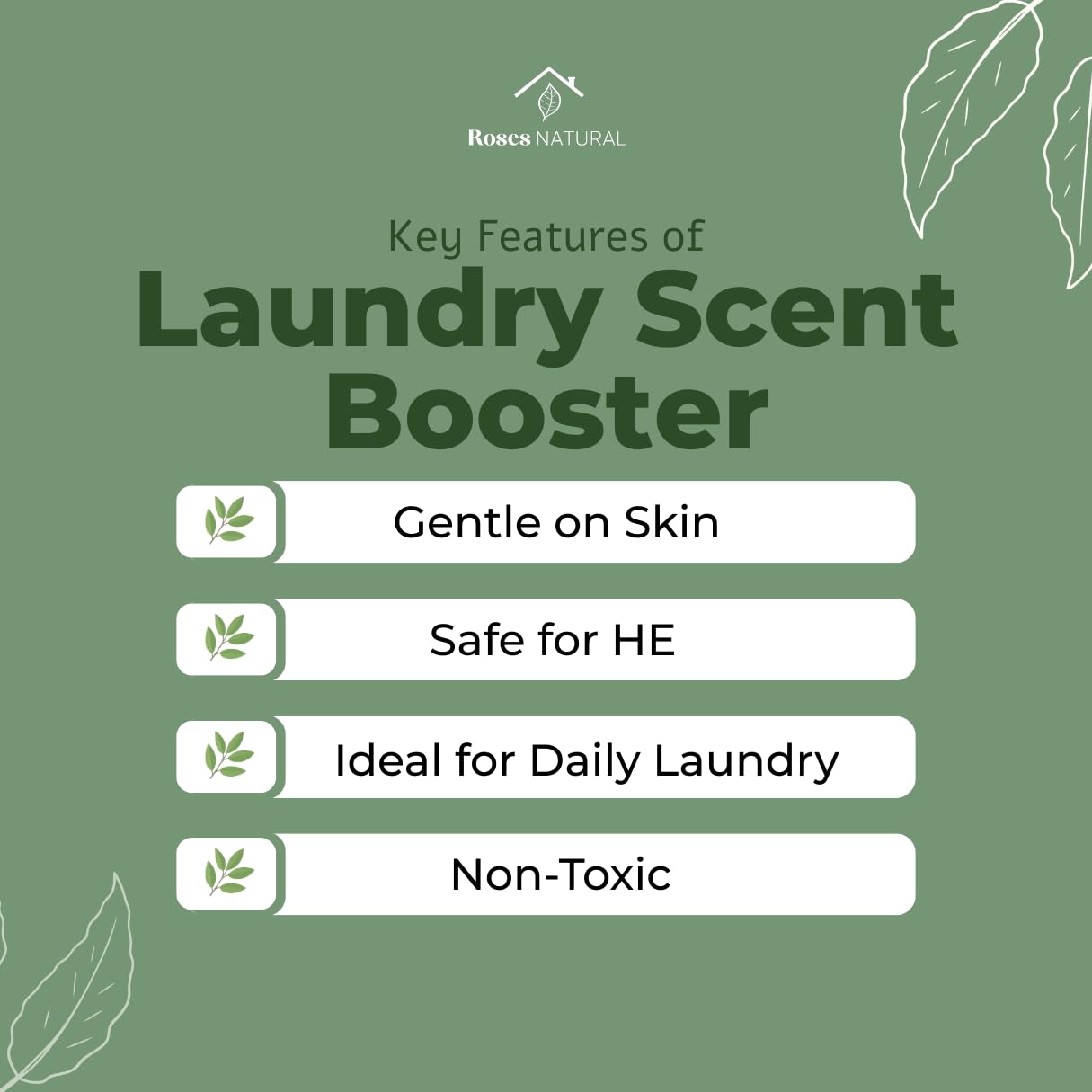 Patchouli + Sandalwood Laundry Scent Booster, 16 OZ, Non-Toxic, Sulfate-Free, In-Wash Patchouli Laundry Booster, Plant-based Sandalwood Laundry Scent