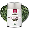 Mulberry Loose Leaf Herbal Tea - 100% USDA Certified Organic | Authentic Japanese Premium Tea | SuperFood | Caffeine Free | Great Nighttime Tea |