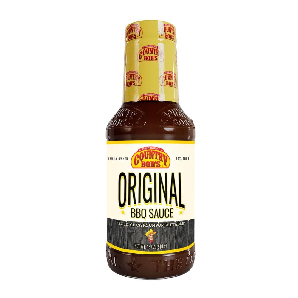 Country Bob's - Original Barbecue Sauce - 18 oz (Pack of 1)