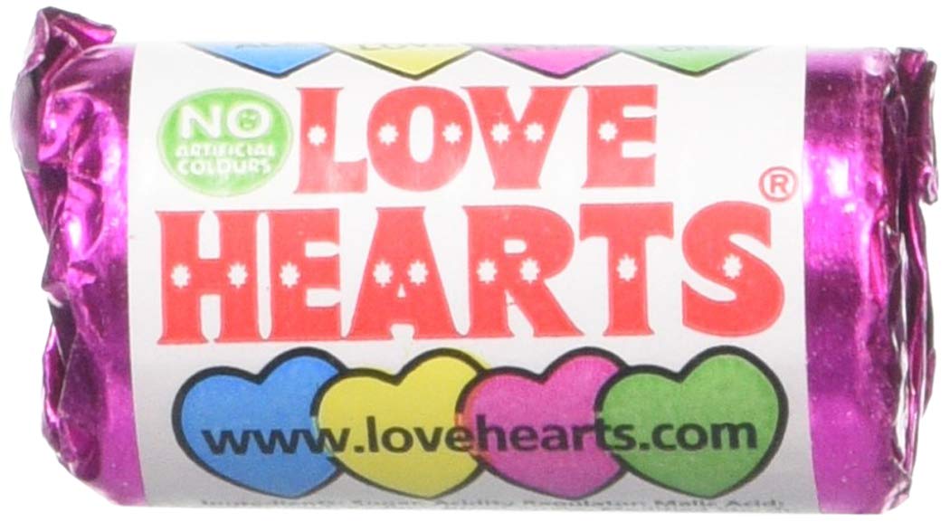Swizzels Matlow Mini Love Heart Roll 25 Rolls