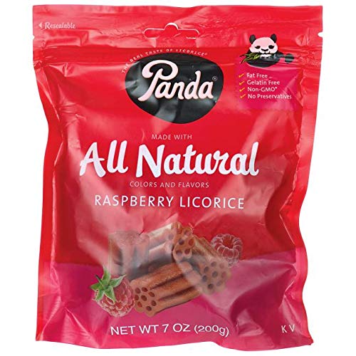 Panda Licorice Chews, Non-GMO, Vegan, Kosher and Natural (Variety pack of 2 )