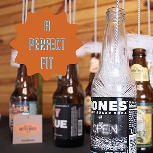 The Weekend Brewer 3pk Bottle Brushes great for cleaning Beer, Wine, Water, Soda, Kombucha, etc