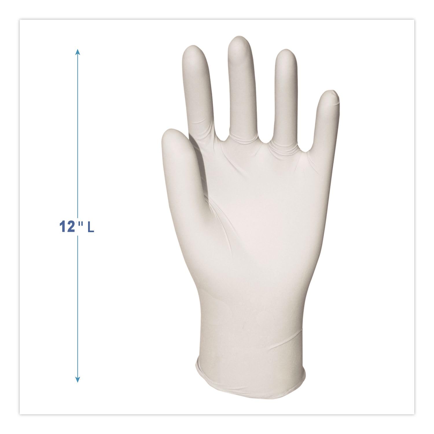 Boardwalk General-Purpose Latex Gloves, Natural, Large, Powder-Free, 4.4 mil, 1,000/Carton