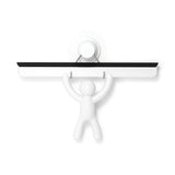 Umbra Buddy Bathroom Squeegee for Shower, Mirror, Window - Adhesive Storage Hook Included