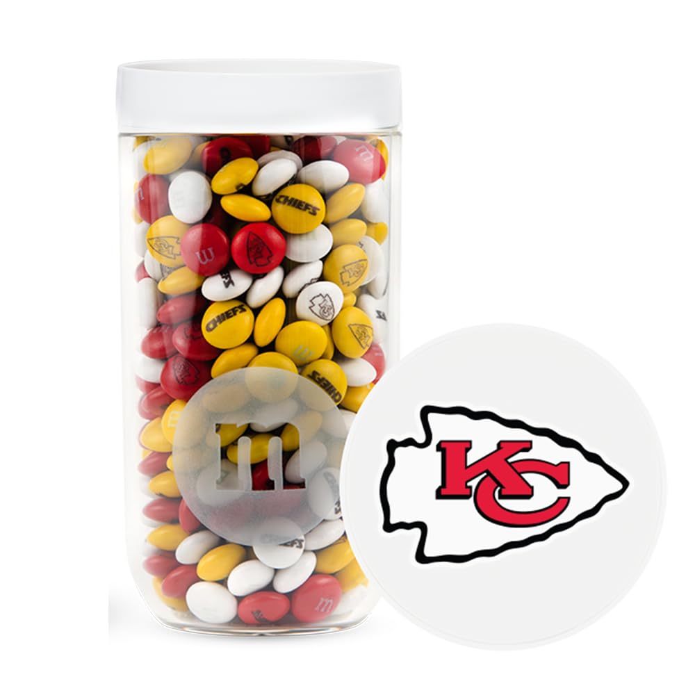 M&M'S NFL Kansas City Chiefs Milk Chocolate Gift Jar, 12.7 oz