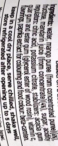 Prigat Mango Juice Drink Kosher For Passover 50.7 Oz. Pack Of 6.
