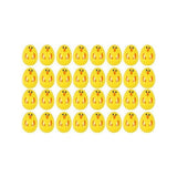 24Pcs Easter Filler Fillable Eggs Chick Design Plastic Surprise Easter Eggs for Hold Creme Gifts Yellow.