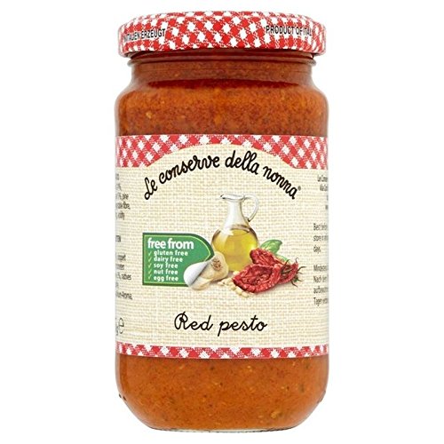 Le Conserve Della Nonna Dairy & Gluten Free Red Pesto 185g - Pack of 2
